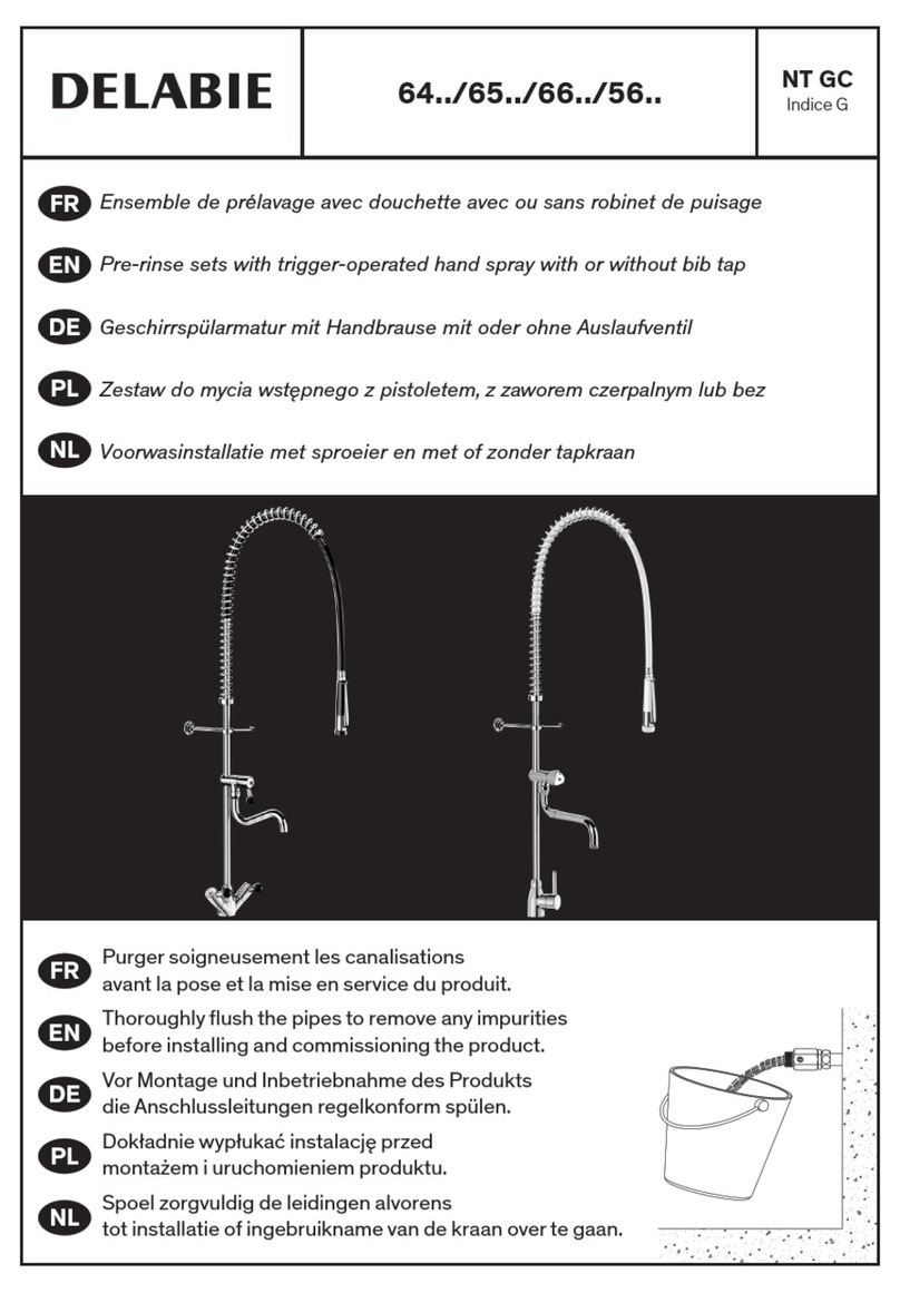 Delabie 64 Series User manual