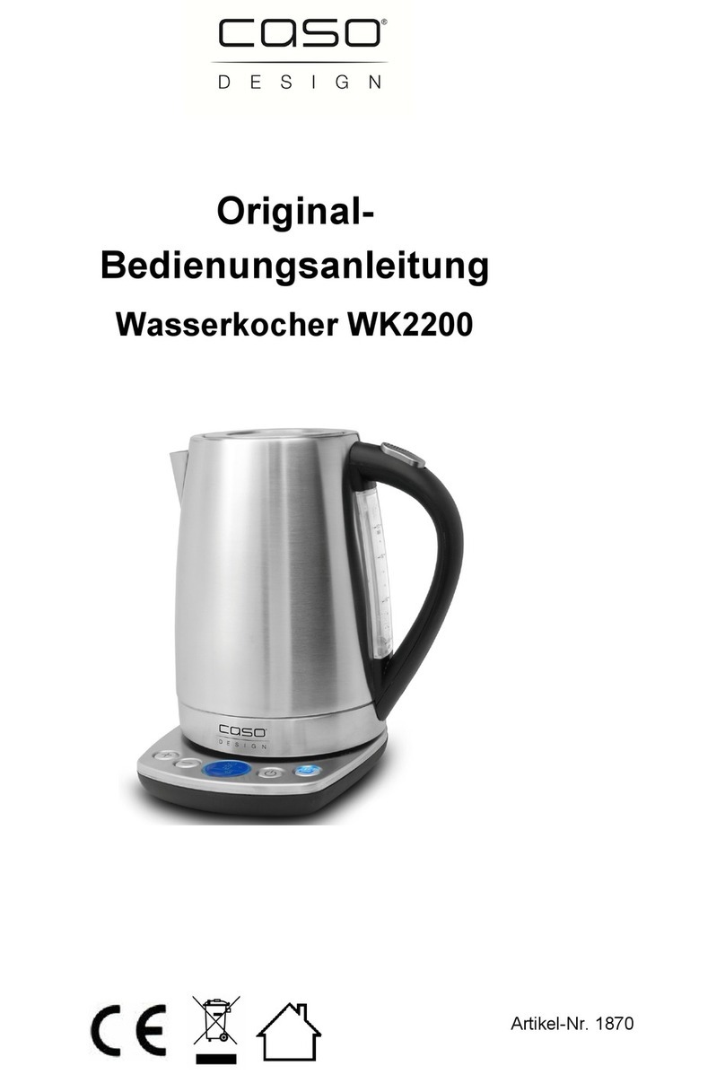 Caso WK2200 Installation instructions