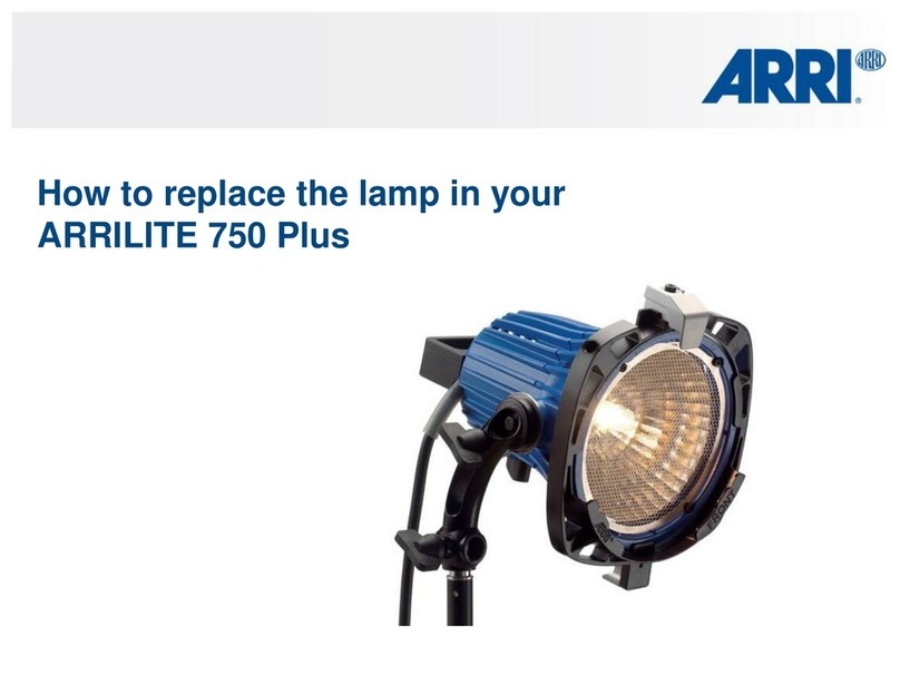 ARRI ARRILITE 750 Plus quick start guide