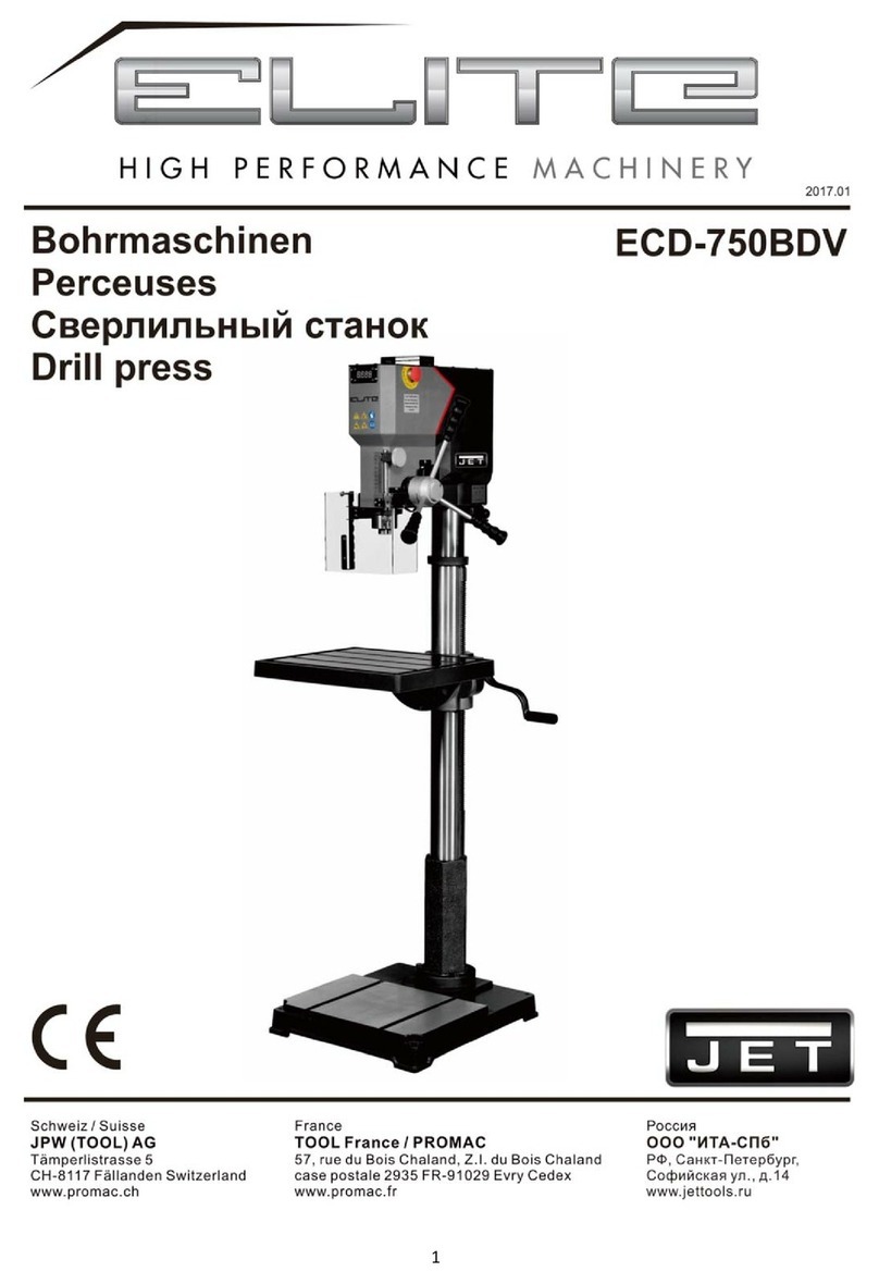 Jet ELITE ECD-750BDV User manual