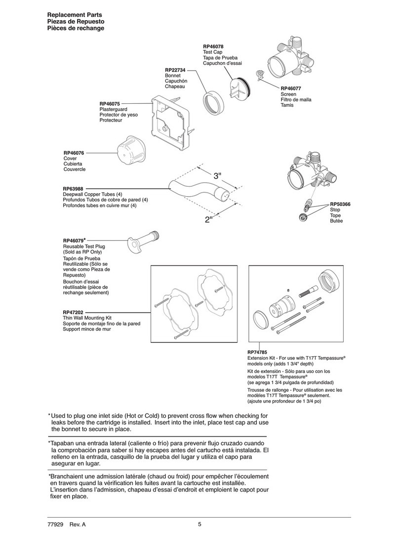 Brizo MULTICHOICE R60000 Series User manual