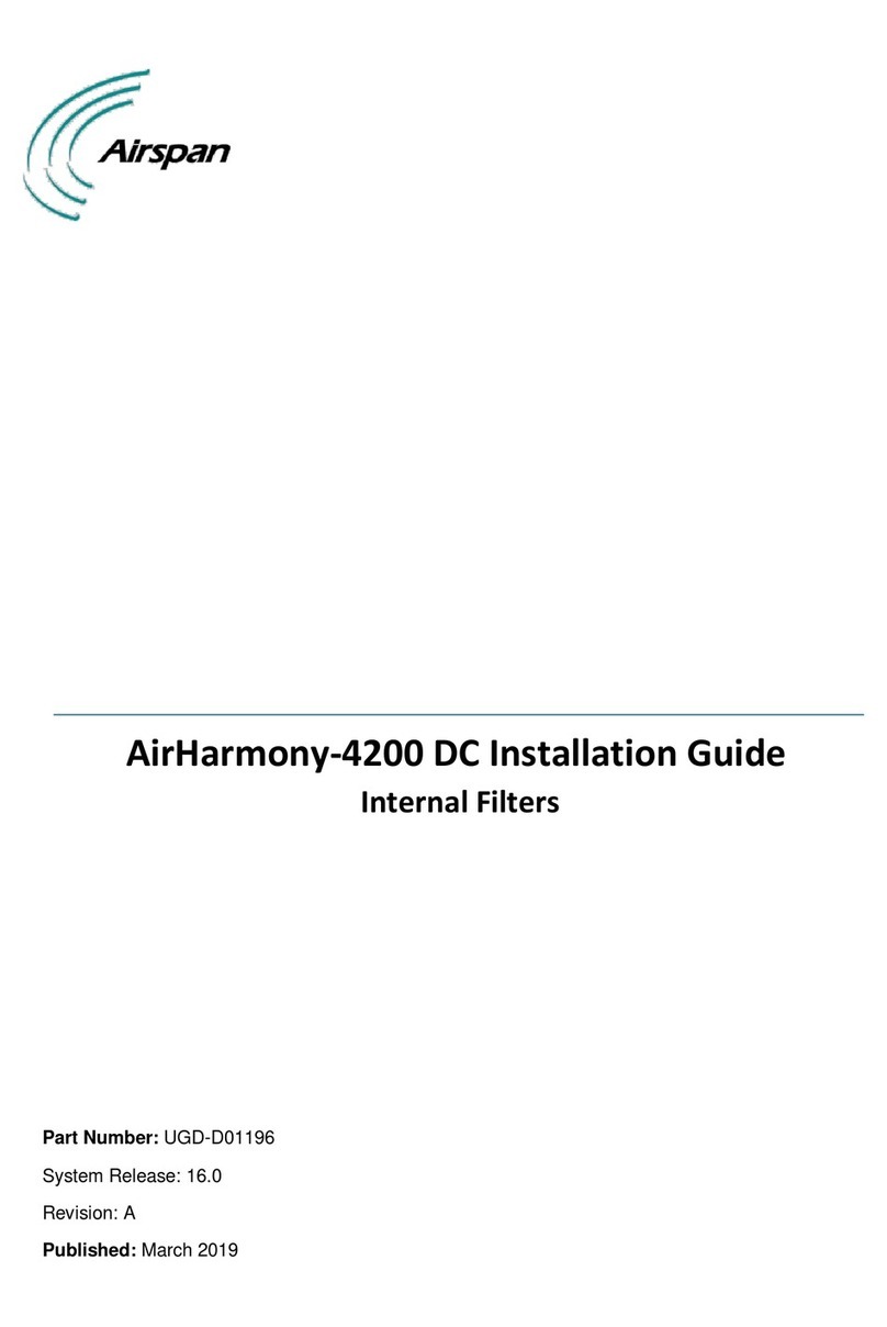 Airspan AirHarmony-4200 DC installation guide