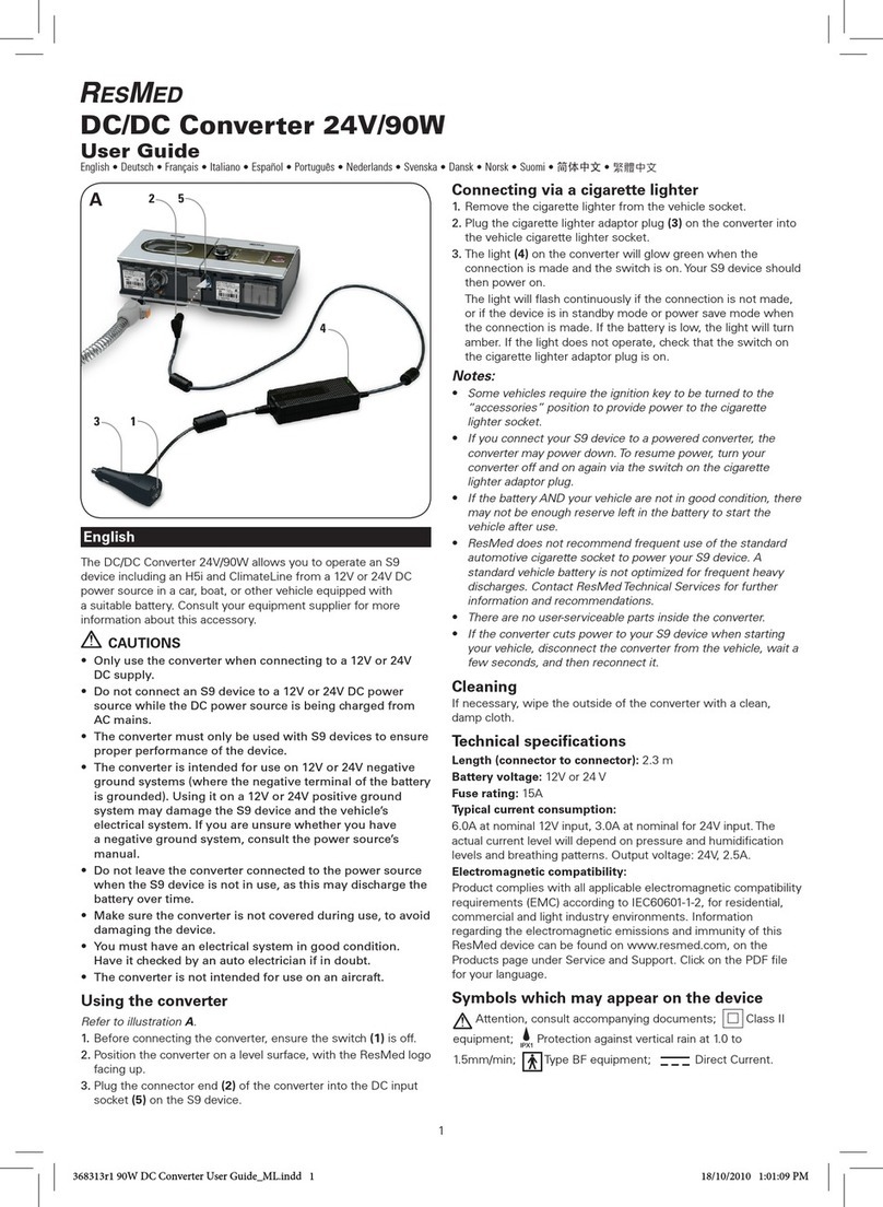 ResMed S9 AutoSet User manual