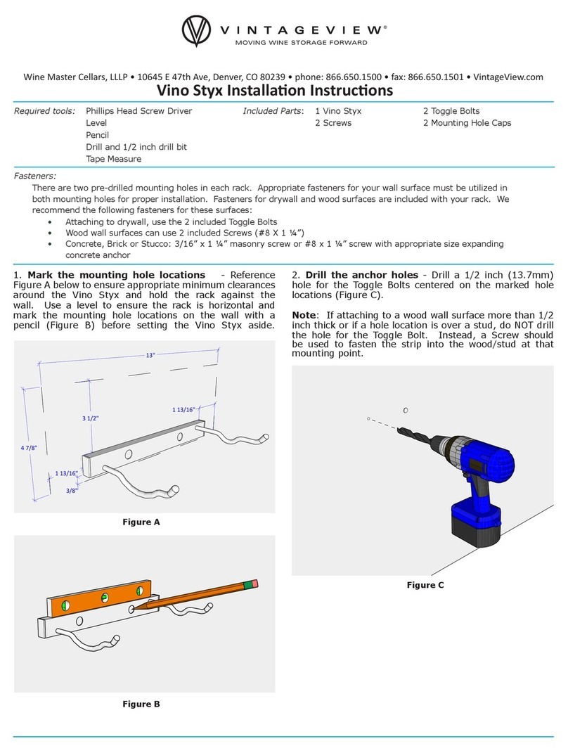 Vintage view Vino Styx User manual