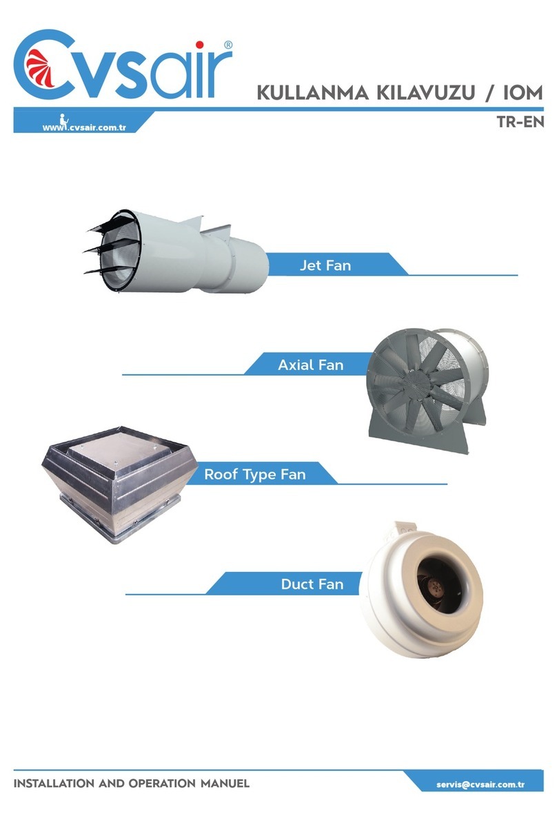 Cvsair CTF 560 Installation and operation manual Cvsair CTF 560 Installation and operation manual