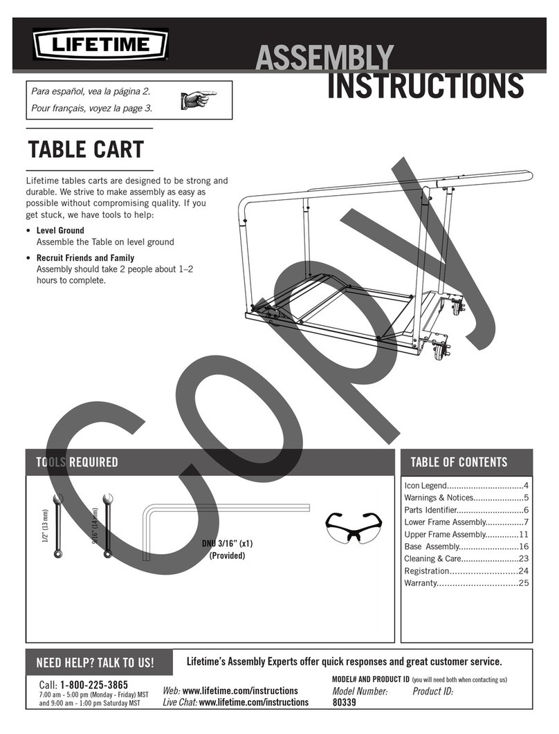 Lifetime 80339 User manual