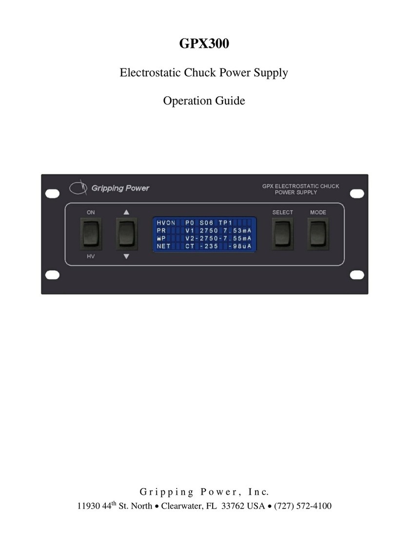 GRIPPING POWER GPX300 Operation guide
