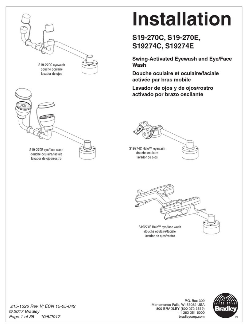Bradley S19-270C User manual