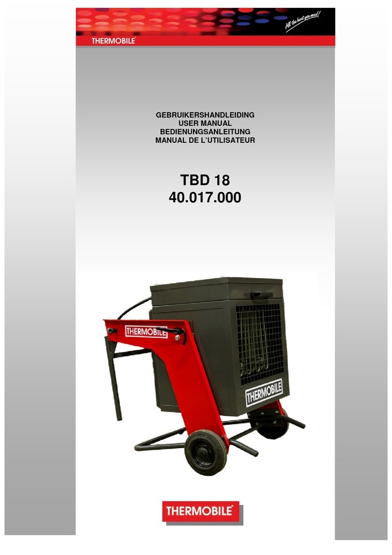 THERMOBILE TBD 18 user manual