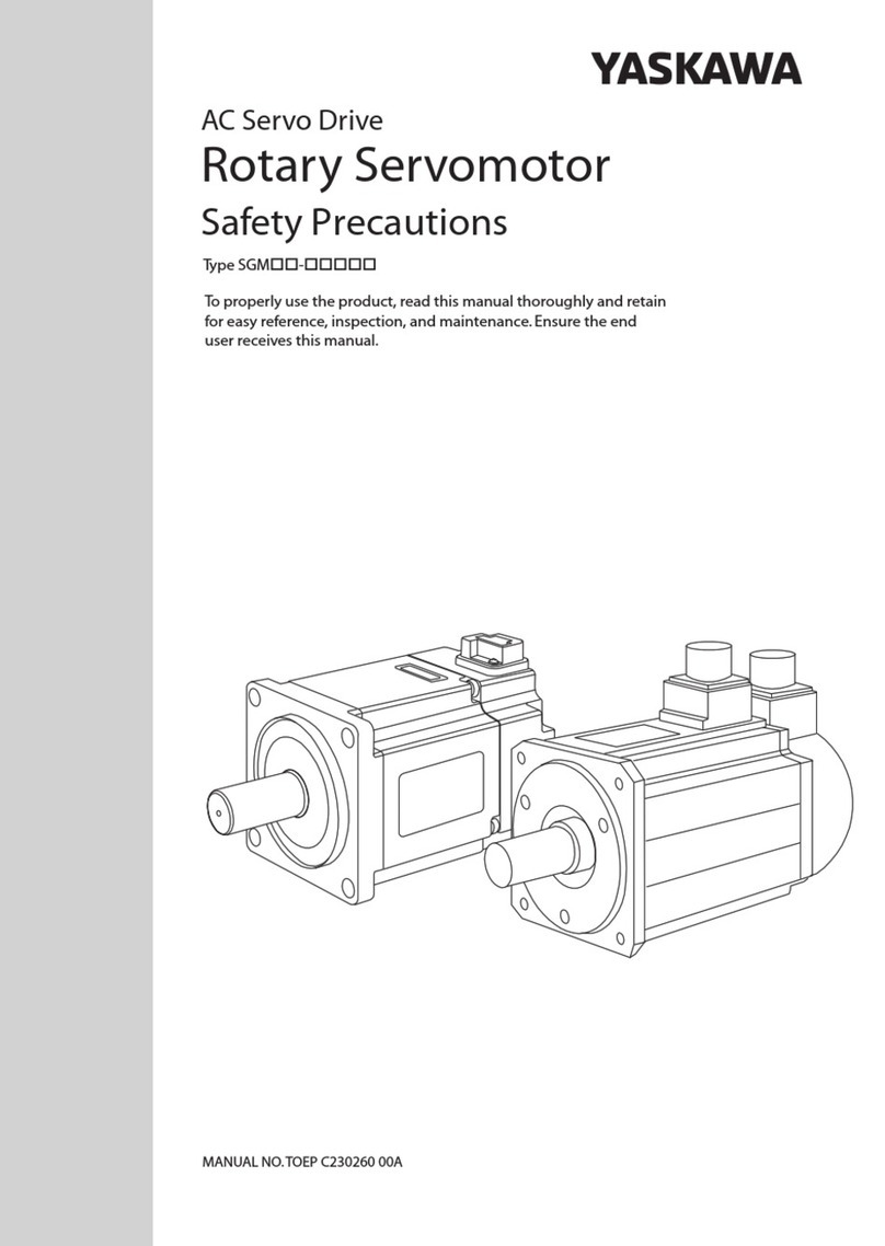 YASKAWA SGM series Installation instructions