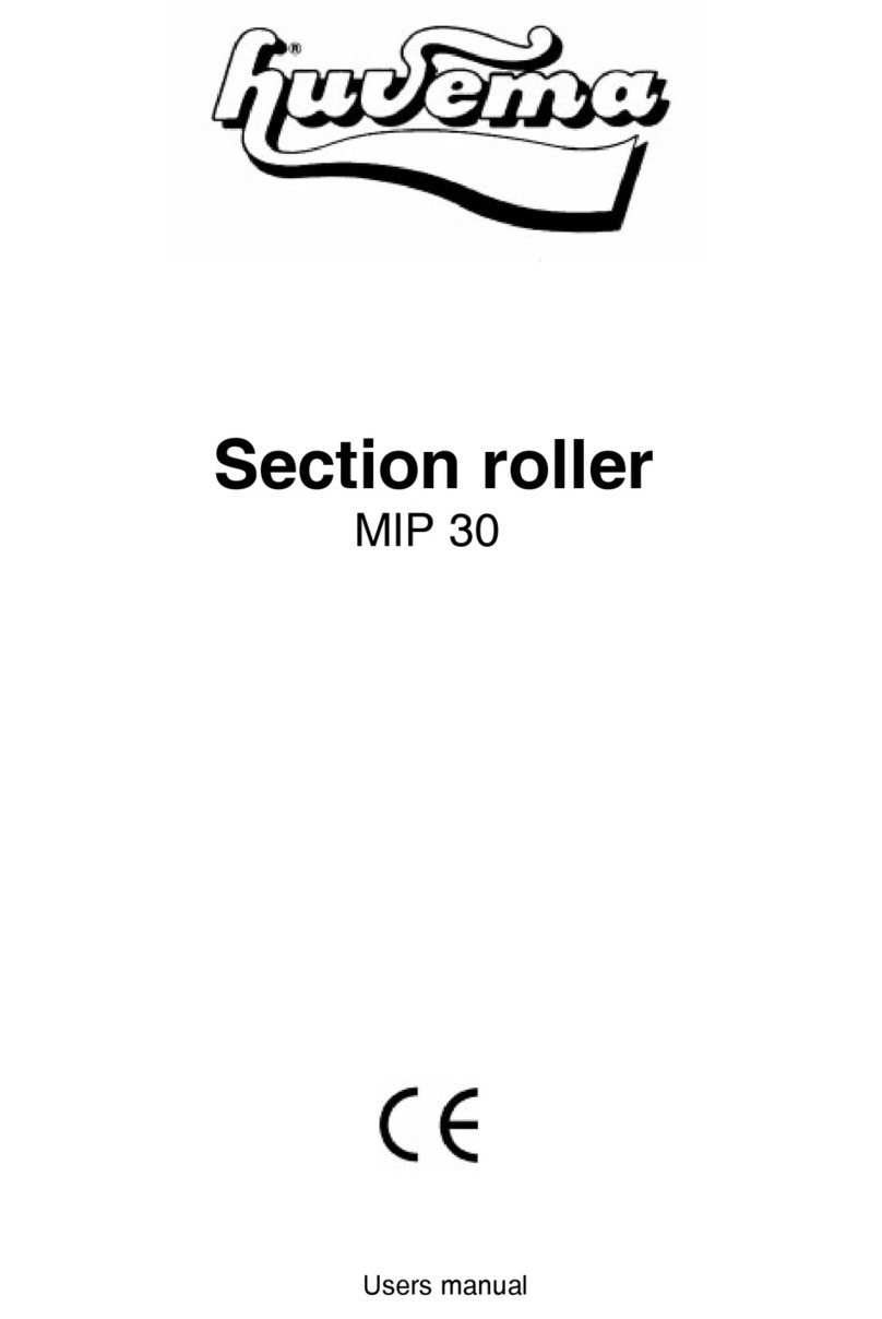 Huvema MIP 30 user manual