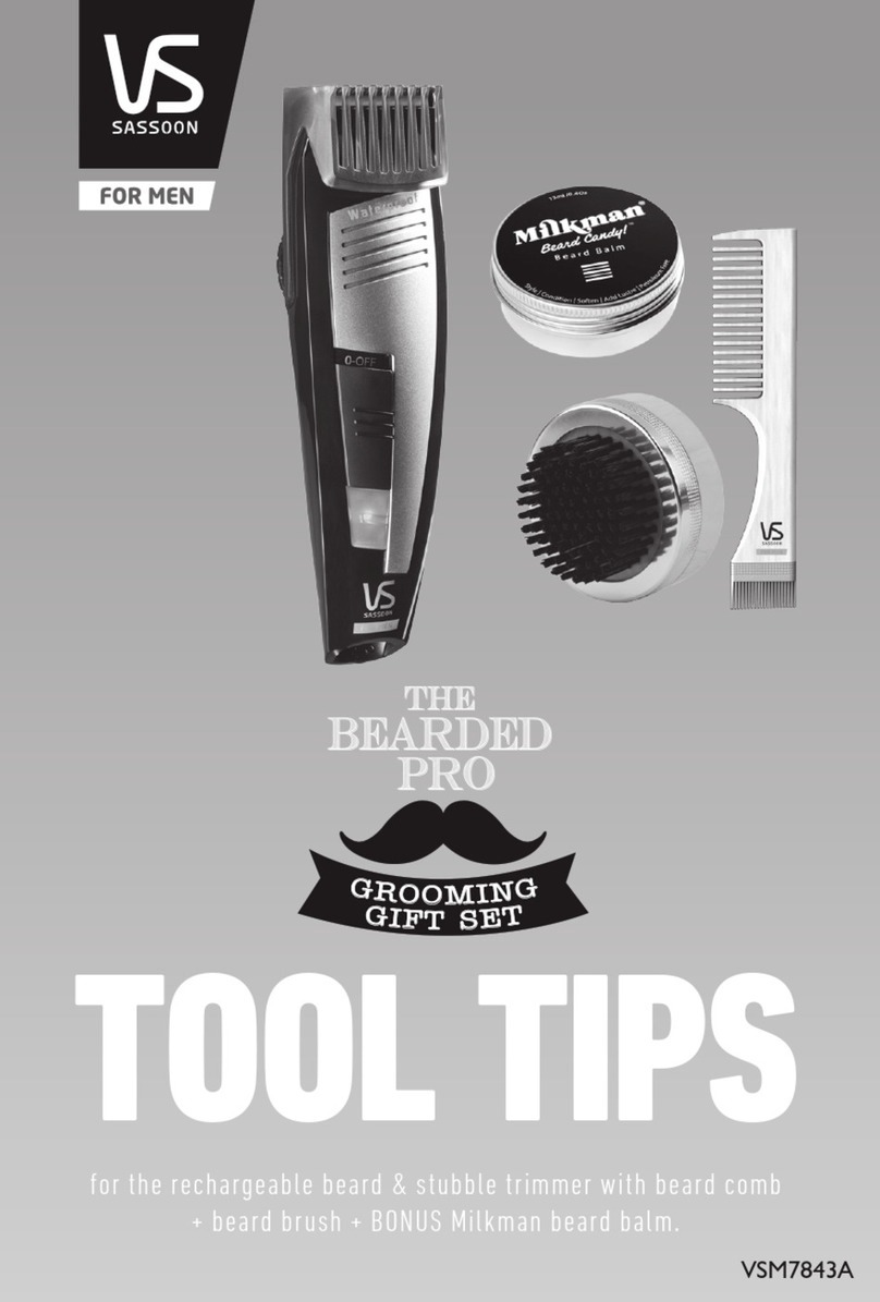 VS Sassoon BEARDED PRO Assembly instructions