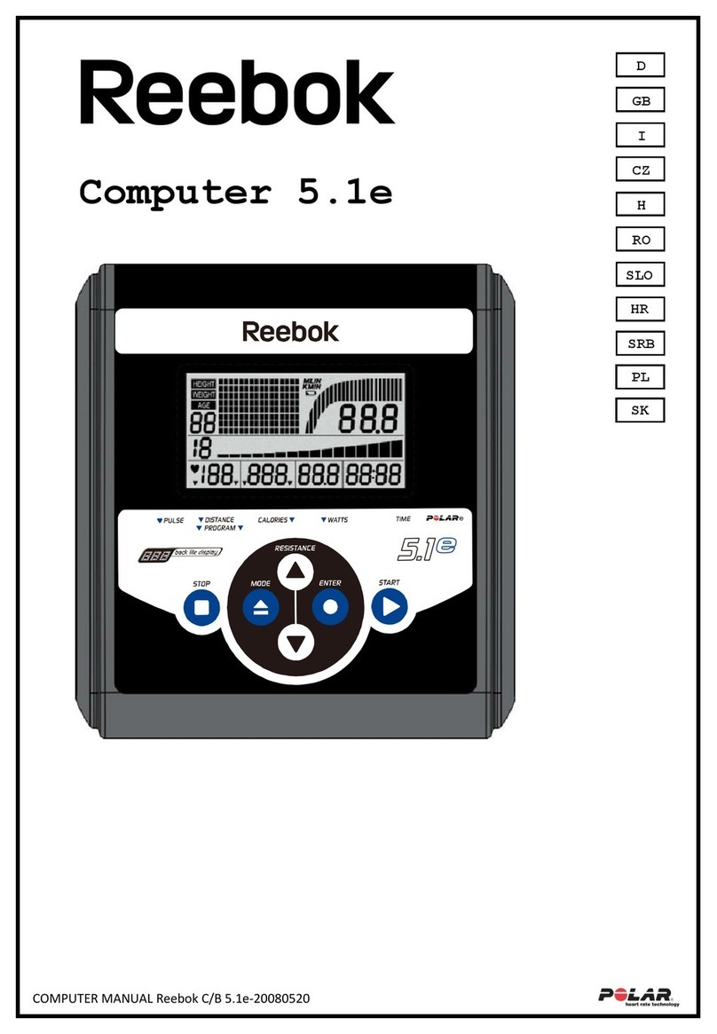 Reebok Computer 5.1e manual