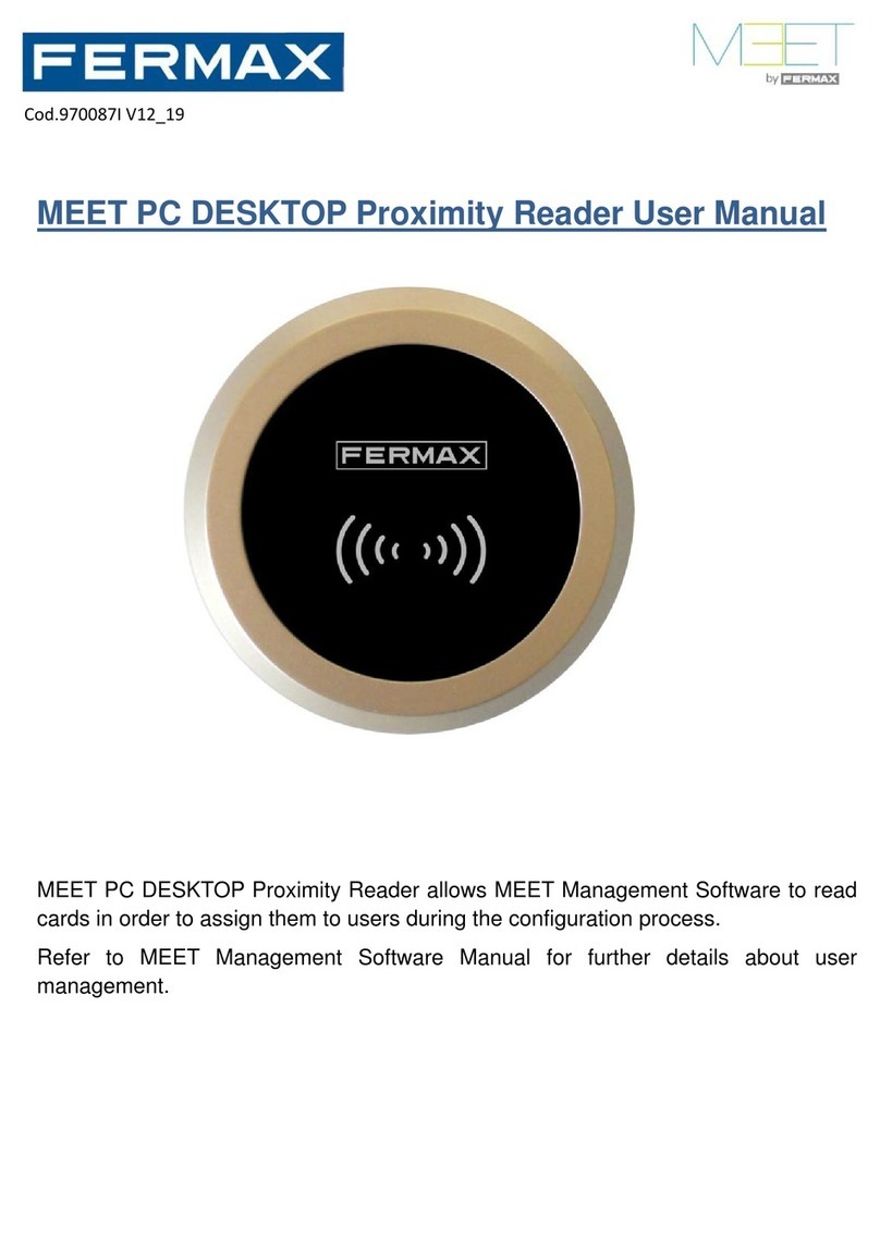 Fermax MEET PC DESKTOP user manual
