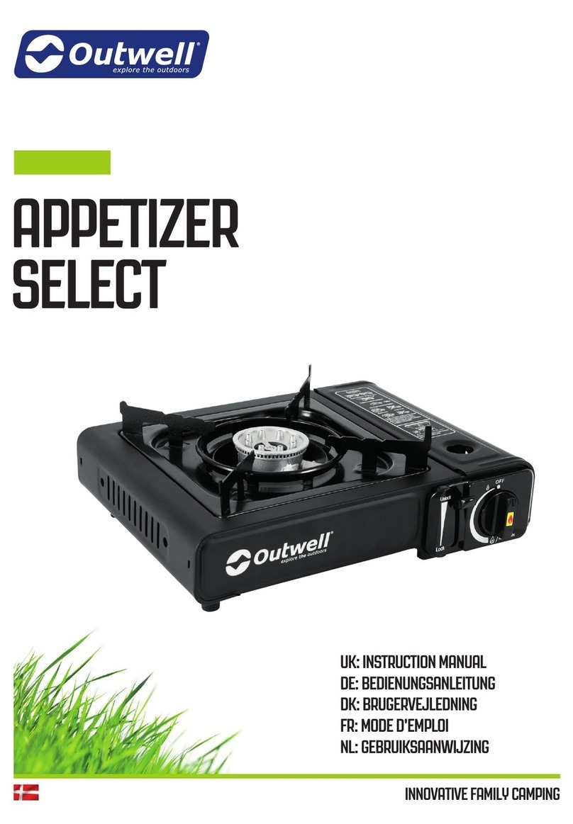 Outwell Appetizer Select instruction manual