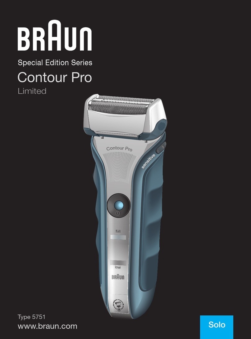 Braun Contour Pro Special Edition Series User manual