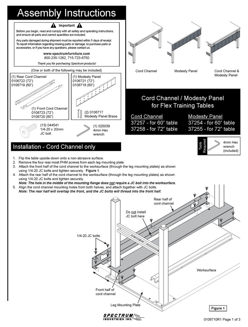 Spectrum Industries 37257 Assembly instructions