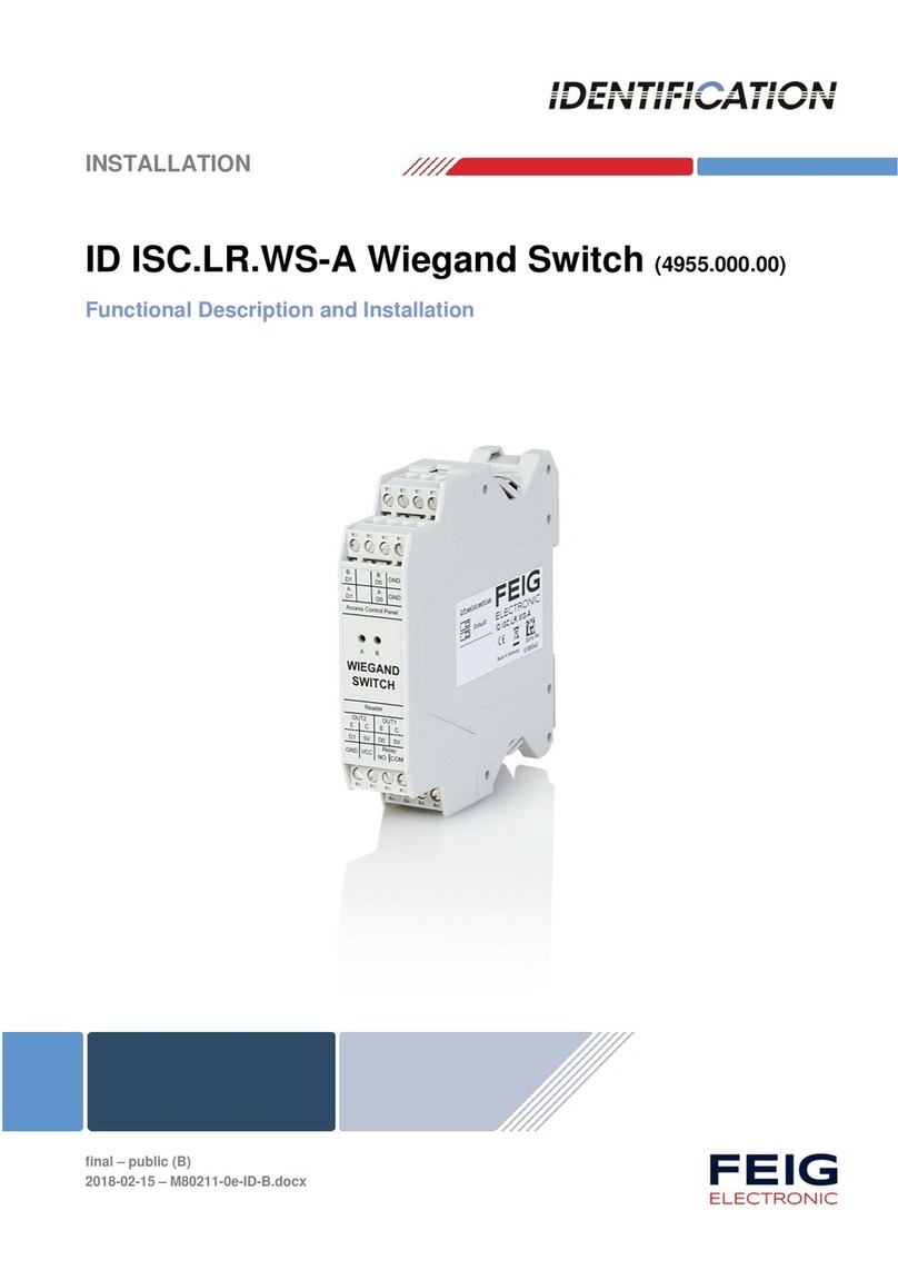 Feig Electronic ID ISC.LR.WS-A Installation