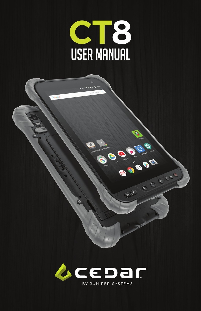 Juniper Cedar CT8 User manual