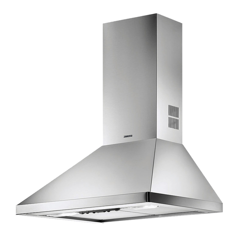 Zanussi ZHC 600 Installation, use and maintenance handbook