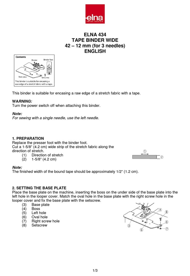 ELNA 434 manual