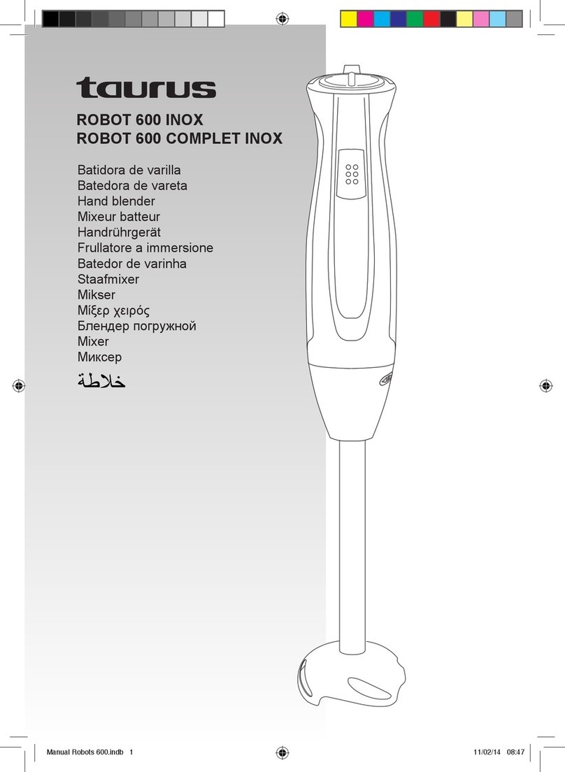 Taurus ROBOT 600 INOX manual