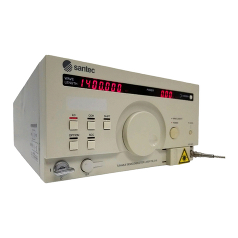 Santec TSL Series Operation manual