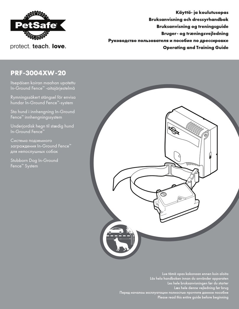 Petsafe PRF-3004XW-20 Operating and training guide