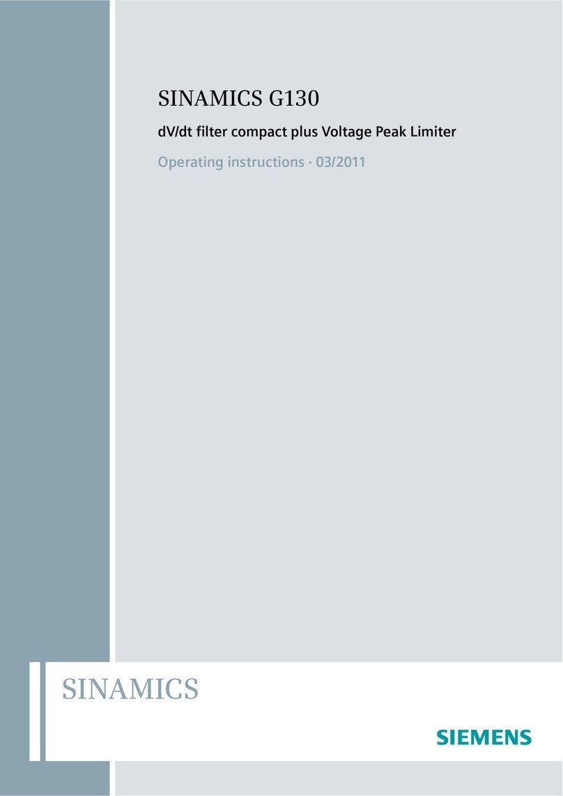 Siemens SINAMICS G130 User manual
