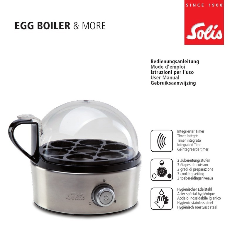 SOLIS Egg Boiler & More User manual