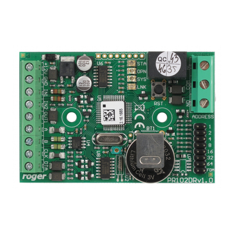 Roger PR102DR User manual