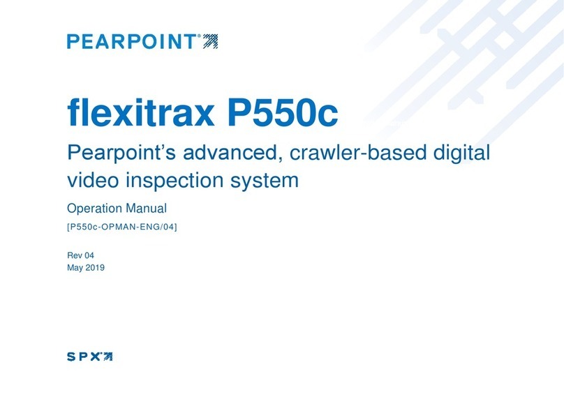Pearpoint Flexitrax P550c Operation manual