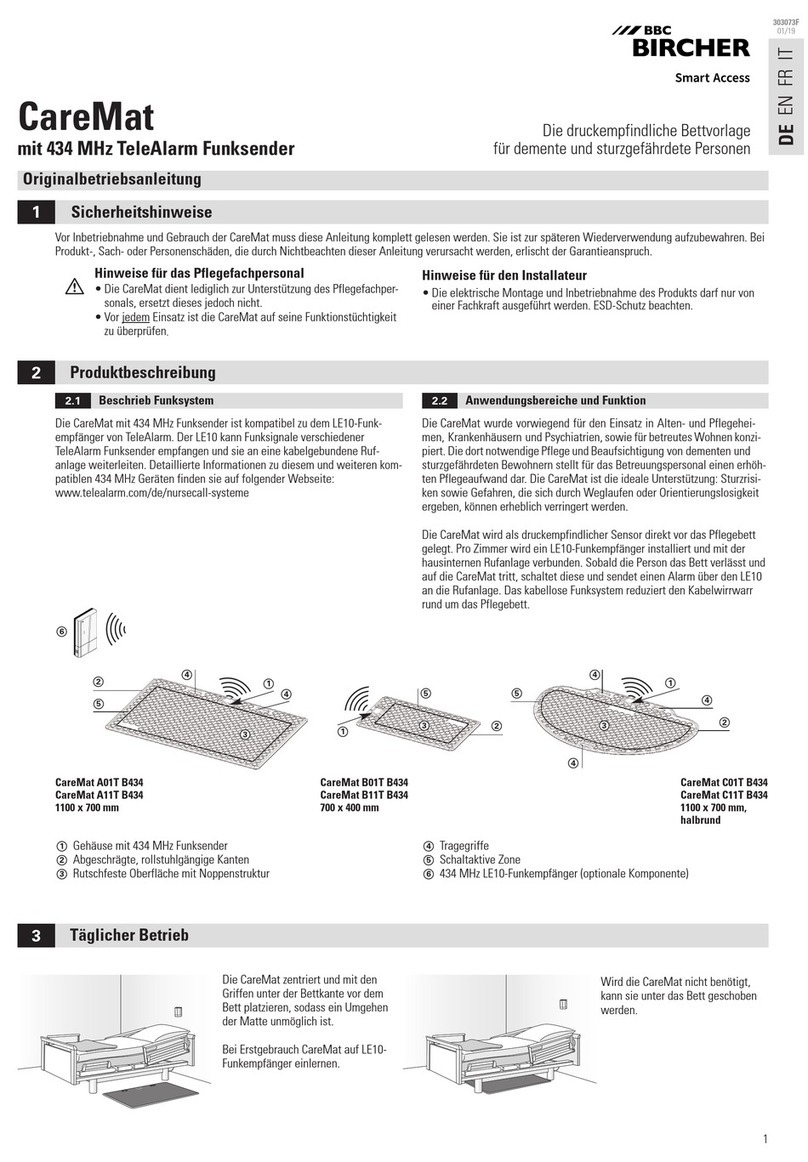 BBC Bircher CareMat Translation of the original instructions