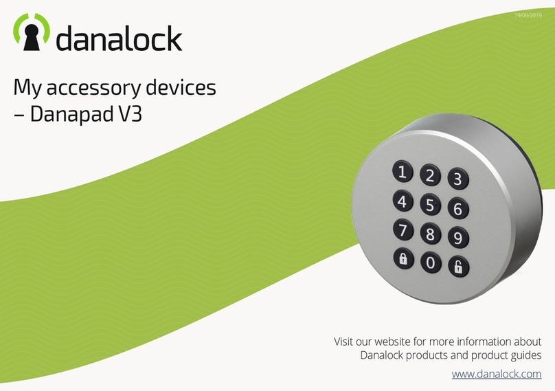 danalock Danapad V3 manual