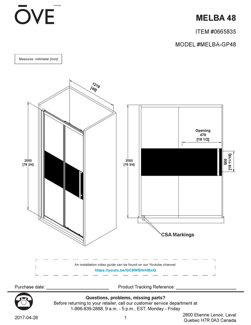 OVE MELBA-GP48 manual