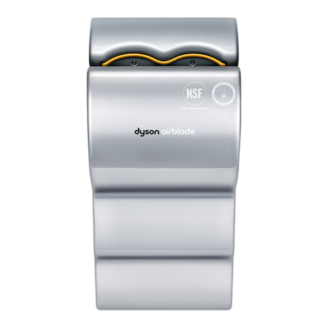 Dyson Airblade AB01 quick start guide