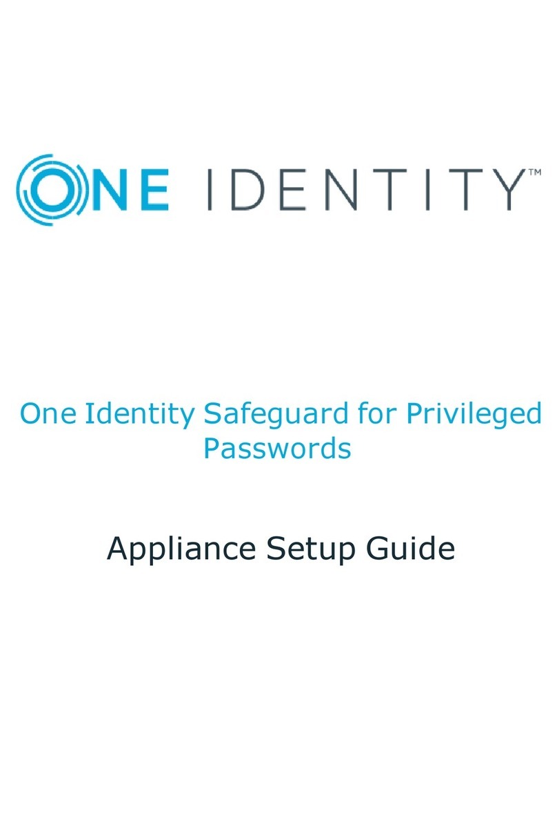 One Identity Safeguard 2000 Setup guide