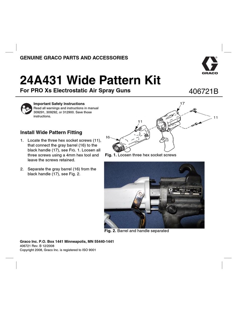 Graco 24A431 Wide Pattern Kit User manual
