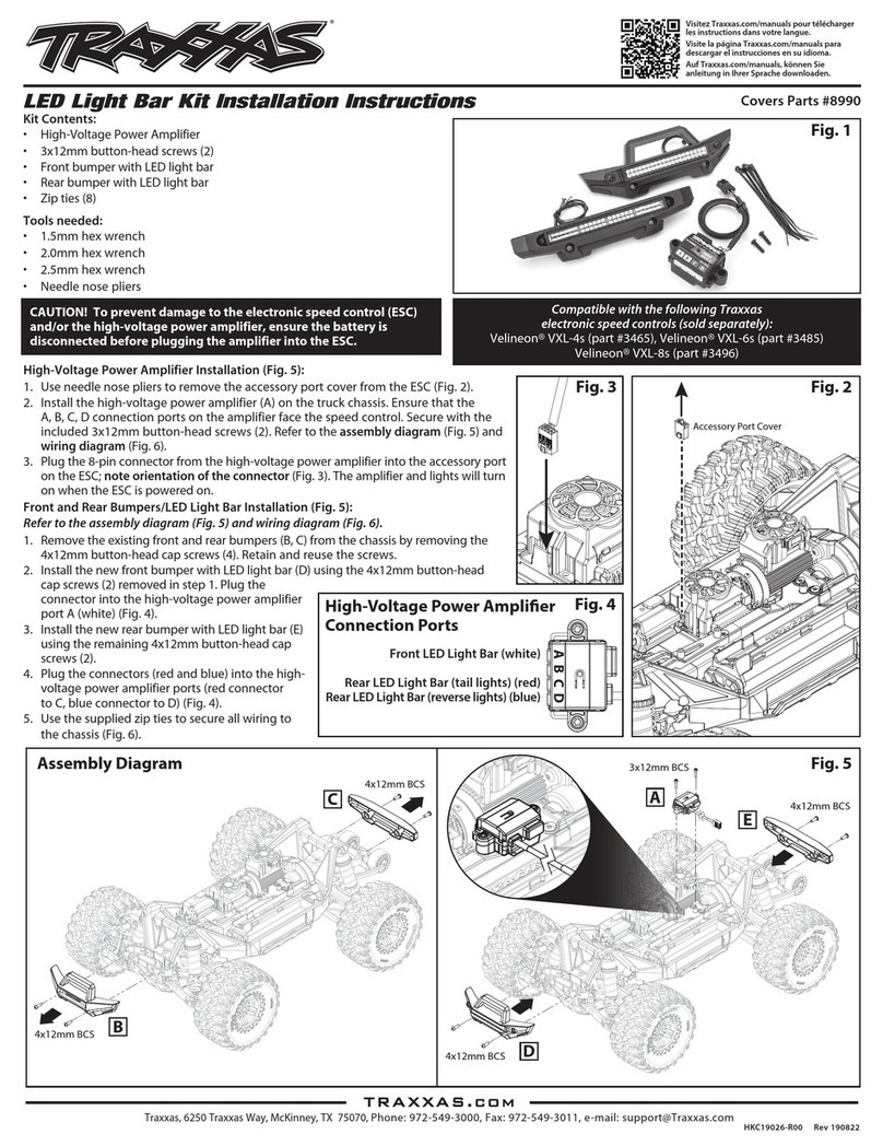 Traxxas 8990 installation instructions Traxxas 8990 installation instructions
