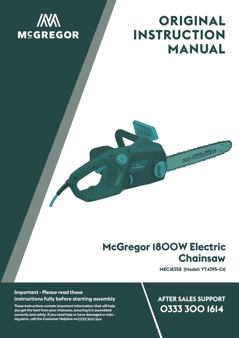 McGREGOR MEC18352 Original instruction manual