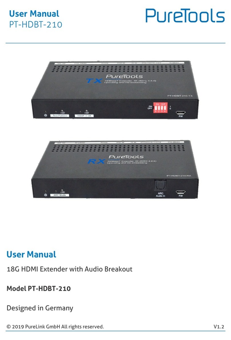 PureTools PT-HDBT-210 user manual