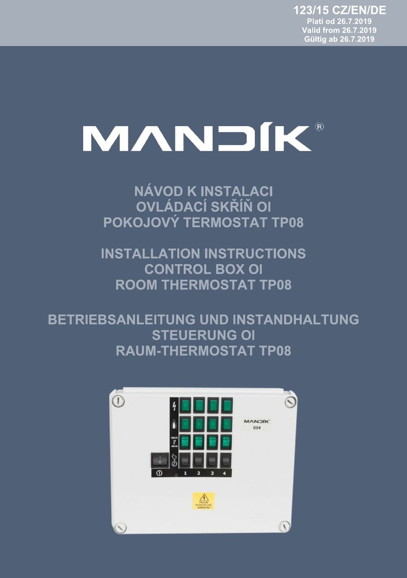 Mandik OI Series installation instructions Mandik OI Series installation instructions