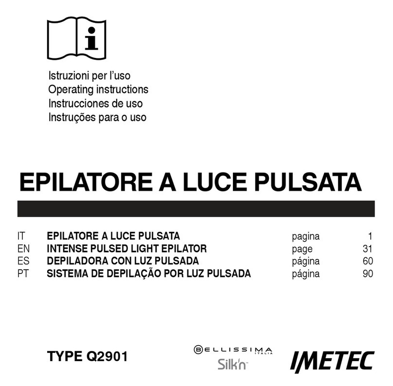 Imetec Q2901 operating instructions