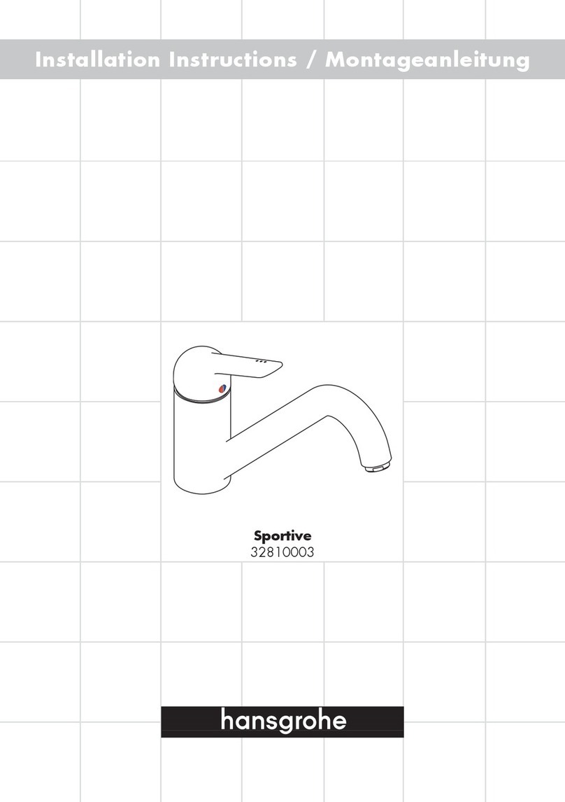 Hans Grohe Sportive 32810003 User manual