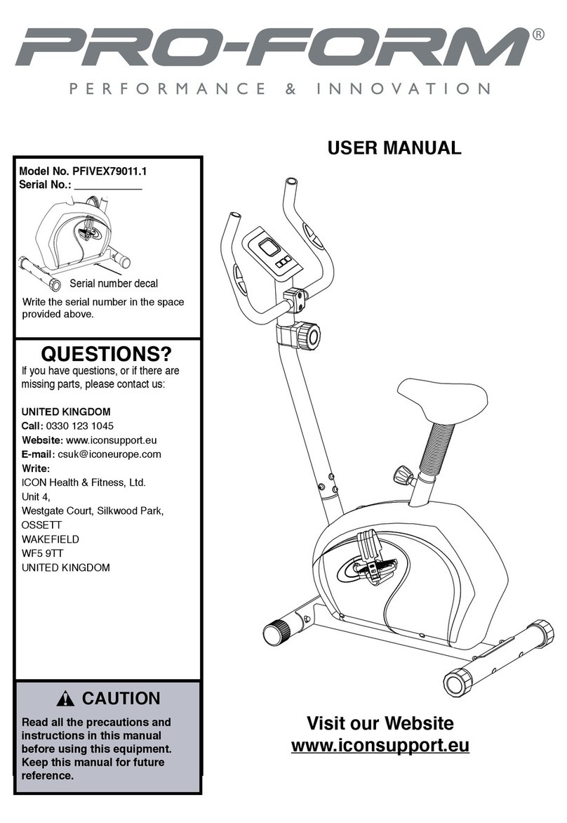 Pro-Form PFIVEX79011.1 User manual