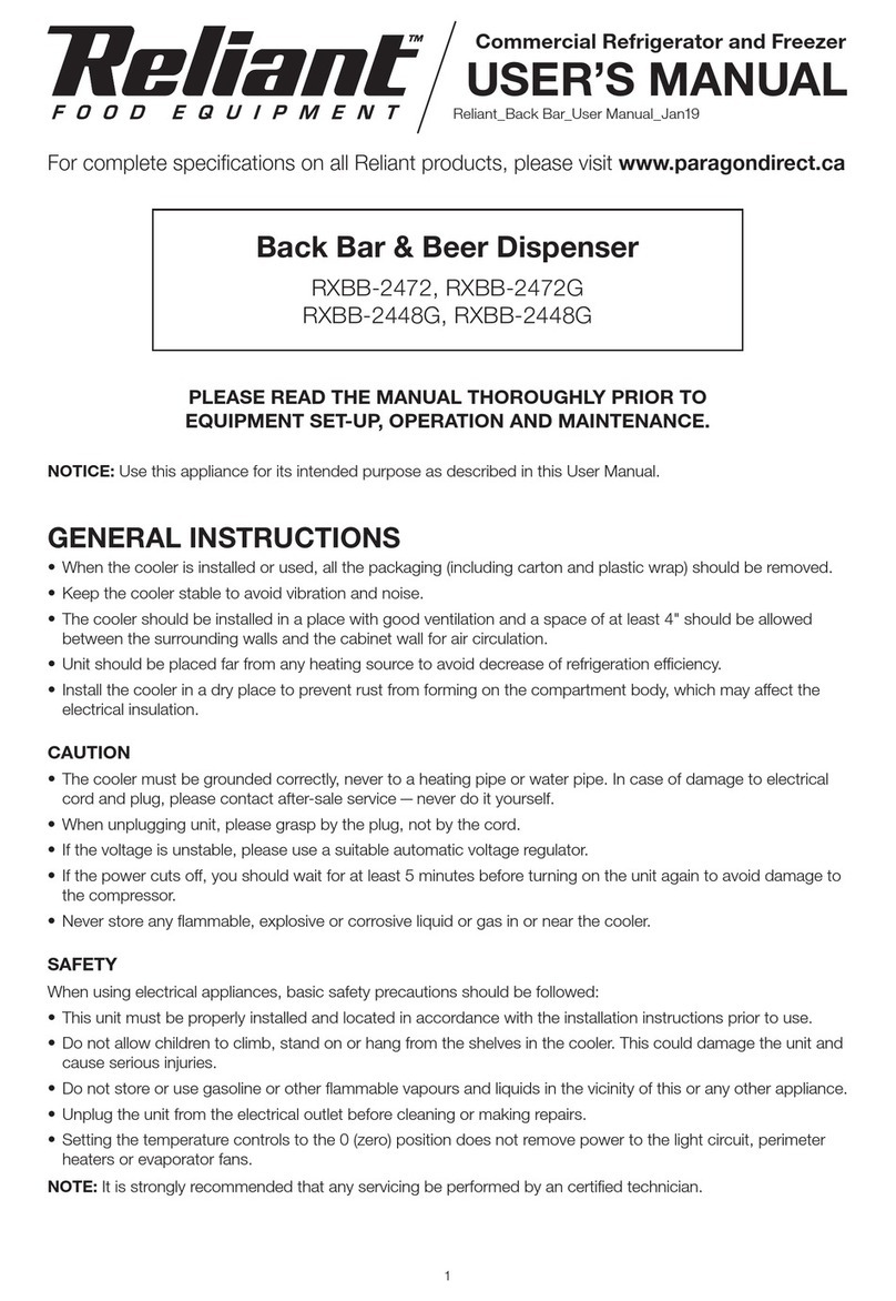 Reliant RXBB-2472 user manual