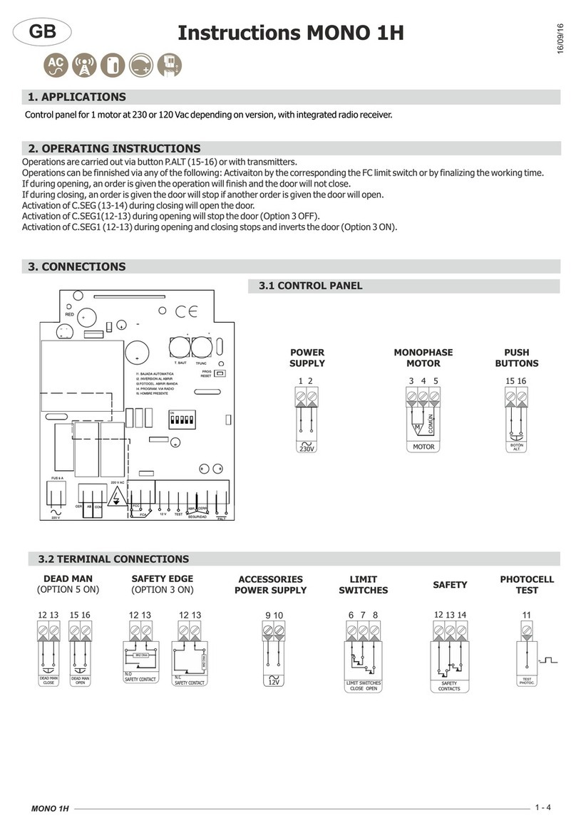 AERF MONO 1H User manual