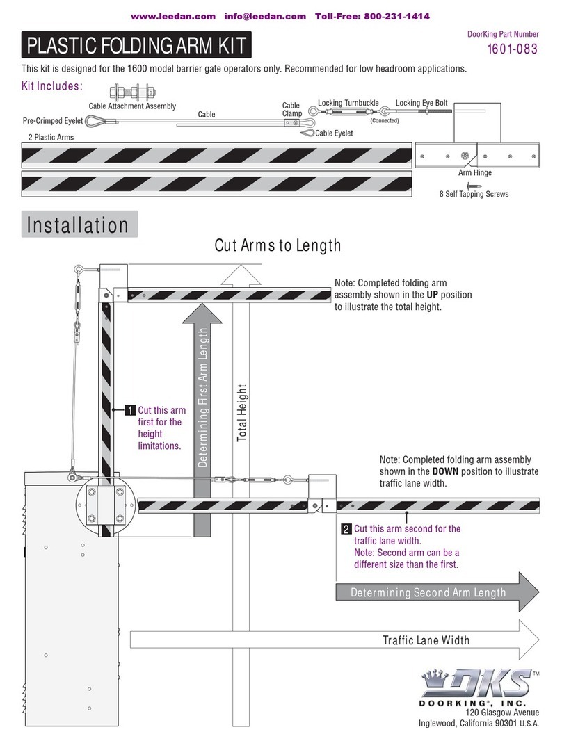 DoorKing 1601-083 Installation