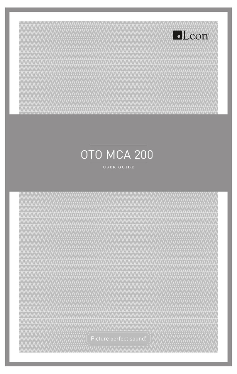 Leon OTO MCA 200 user guide