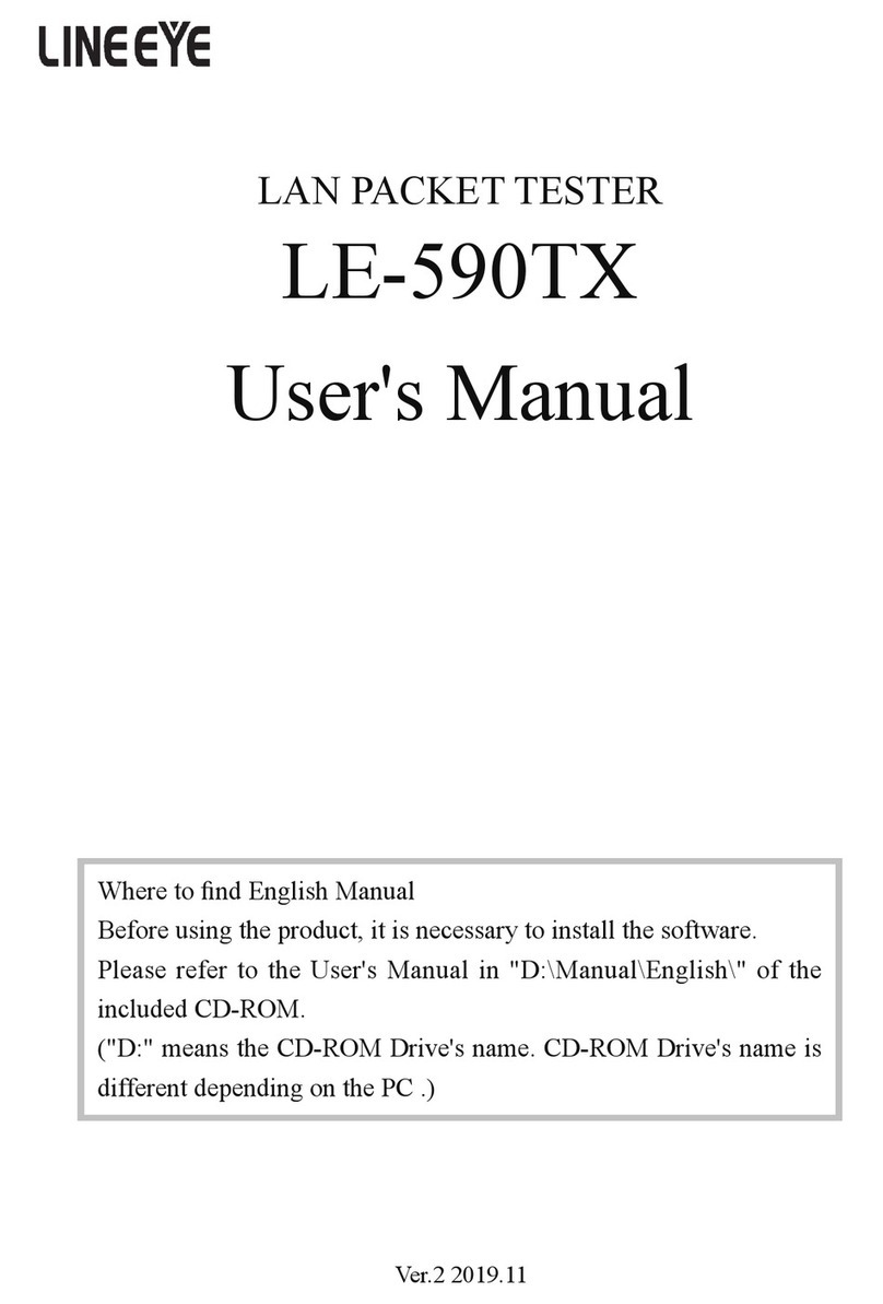 LineEye LE-590TX User manual